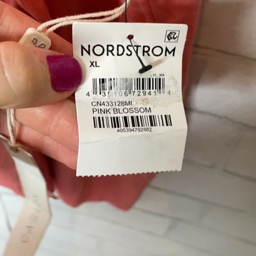 NWT Caslon Pink Blossom Flutter Sleeve Top - Picture 6 of 11